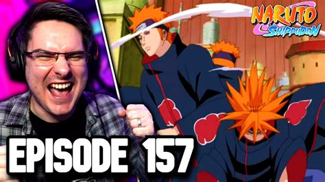 in which episode pain attacks leaf village|E157 .
